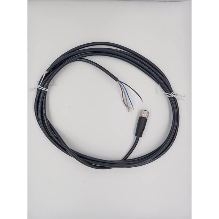 海励易控 预制线缆 M8接头 四芯 母头 RPC-M8-FR-4CON-PVC-5.0/HY