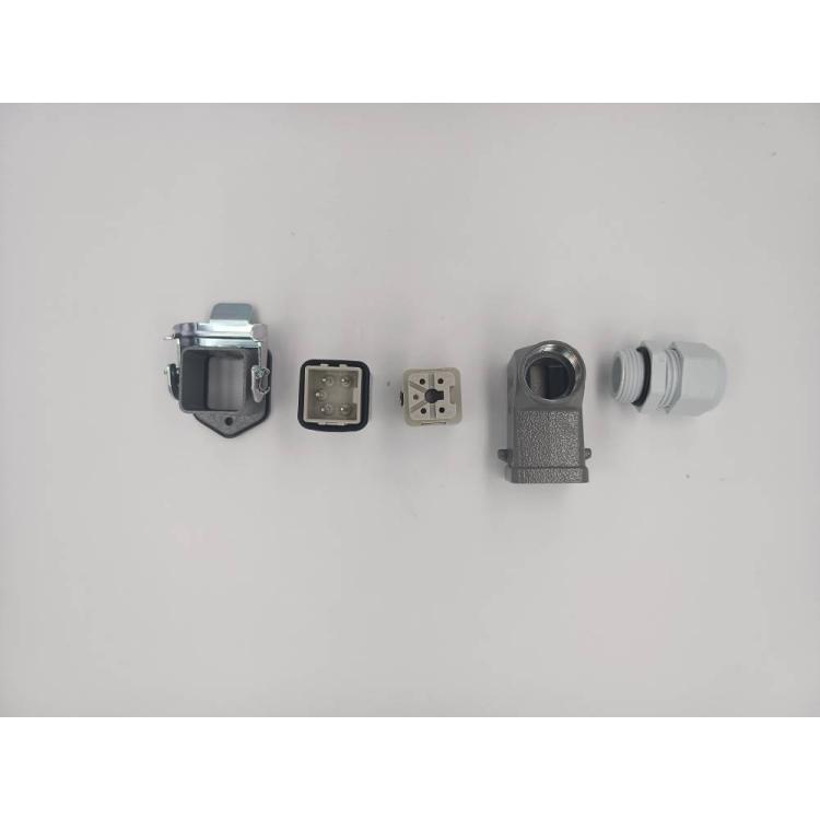 泰科 TE 重载连接器 4针 接插件 H3A-HA004-MAGSV-M20