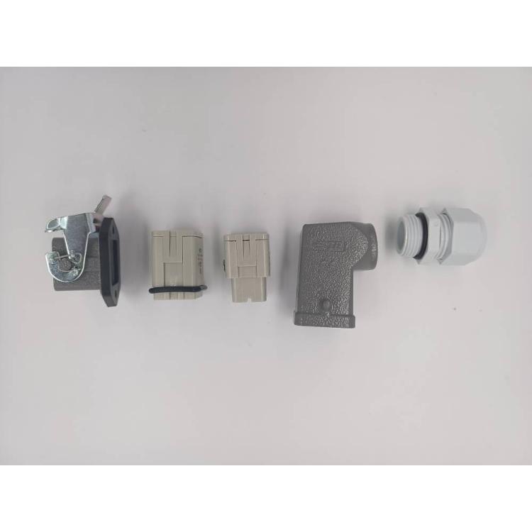 泰科 TE 重载连接器 4针 接插件 H3A-MTS/MAGS-004MS/FS-M20