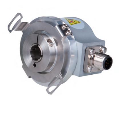 宜科原装标准轴套型增量编码器，EC50W12-L6M8R-1024