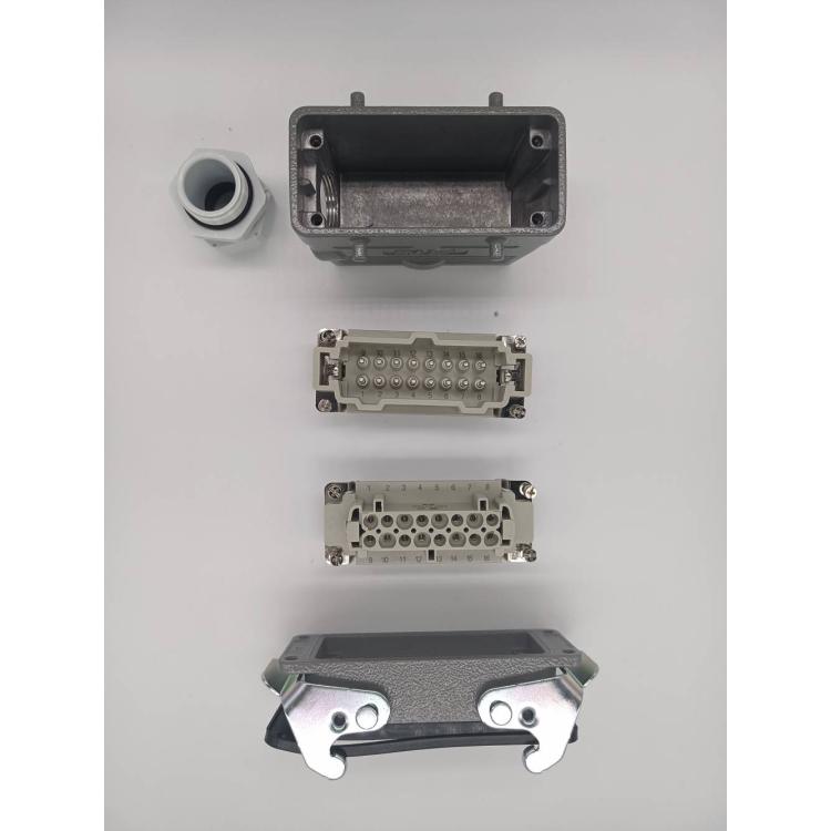 泰科 TE 重载连接器 16针 接插件 H16B-TSH/AG-HSB006-M32
