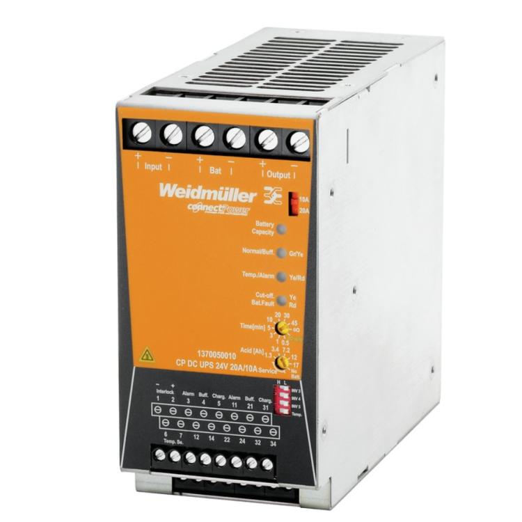 电源 CP DC UPS 24V 20A/10A 魏德米勒 不间断电源控制单元