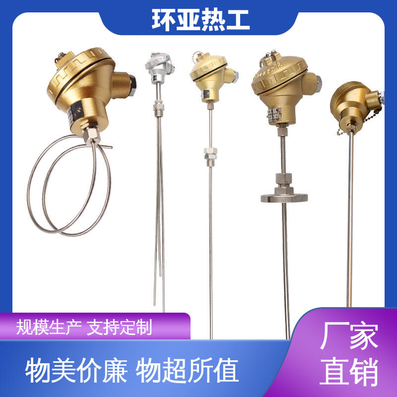 供应 铠装偶WRNK-K/N/E/T/J/191型 pt100高精度 一体化 环亚