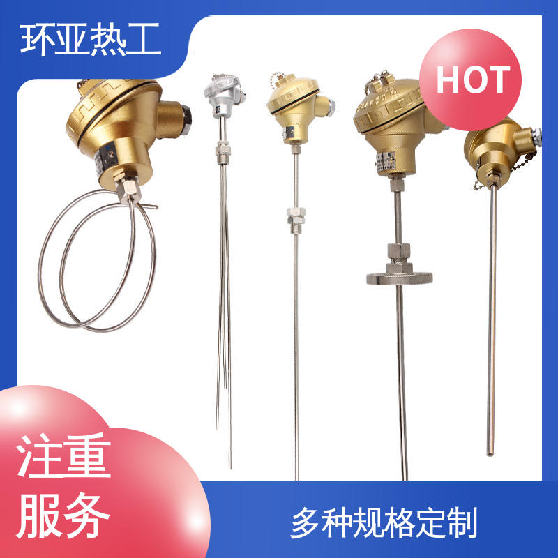 铠装热电偶温度传感器 厂商 活动法兰 隧道专用 环亚