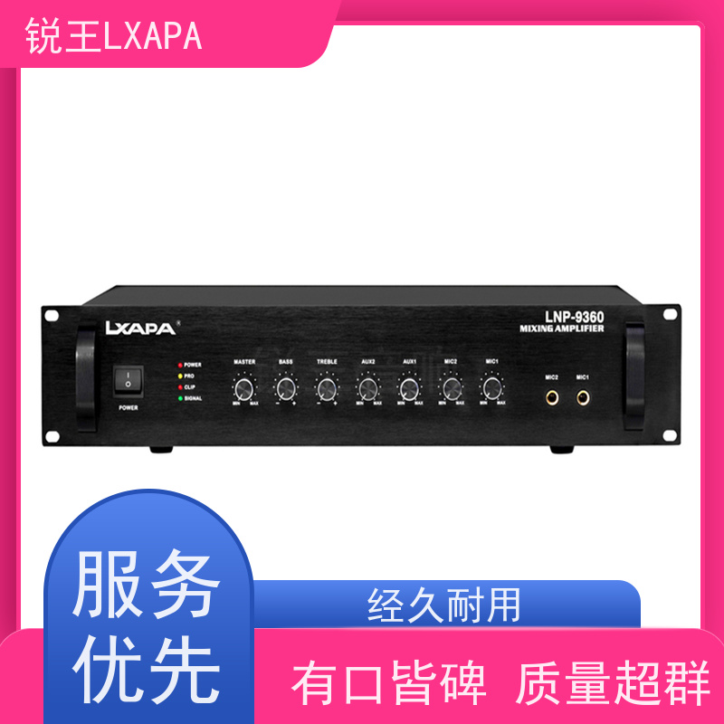 锐王LXAPA 大型体育场馆 学校公共广播系统 双通道功放