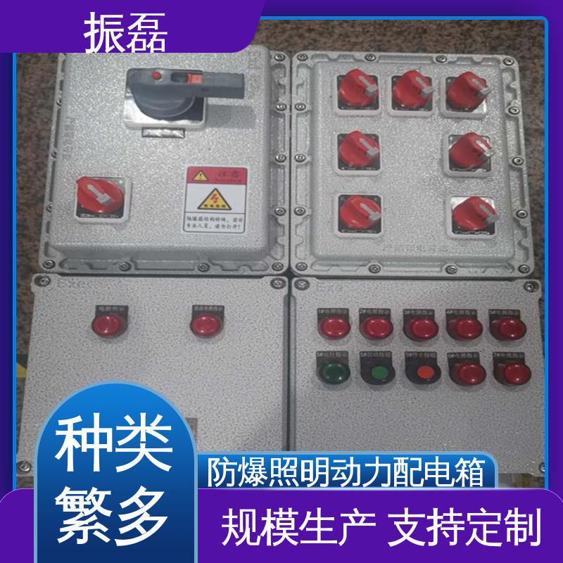 振磊 发货快 证书齐全 防爆配电箱 化工厂 加油站 外壳铝合金材质