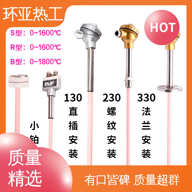 工业盐浴炉 WRR B分度号 高温S型B型R型铂铑热电偶 厂商 环亚