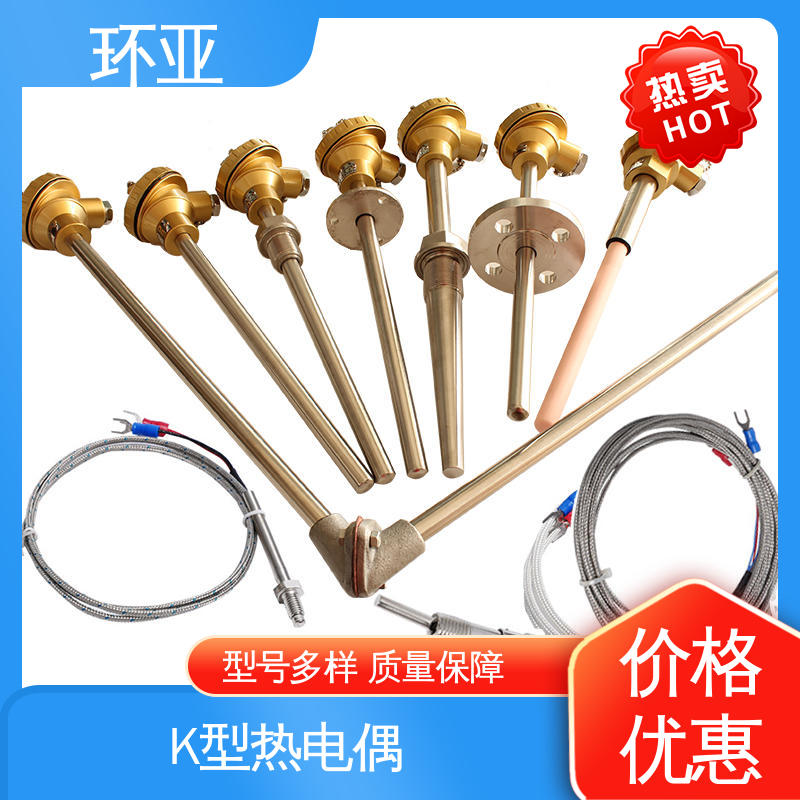 高温K型热电偶温度探头 马弗炉 生产厂家 无固定式 环亚