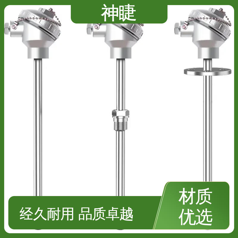神睫 供应批发 水泥熟料专用 K型高温耐磨热电偶 活动法兰式