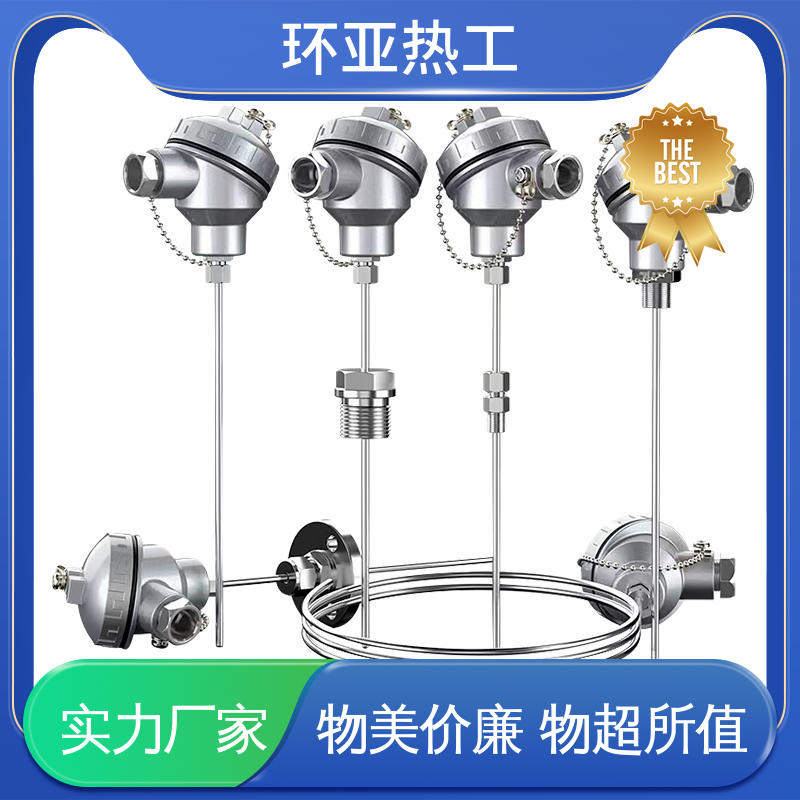 批发 铠装热电偶温度传感器 耐高温 一体化 环亚