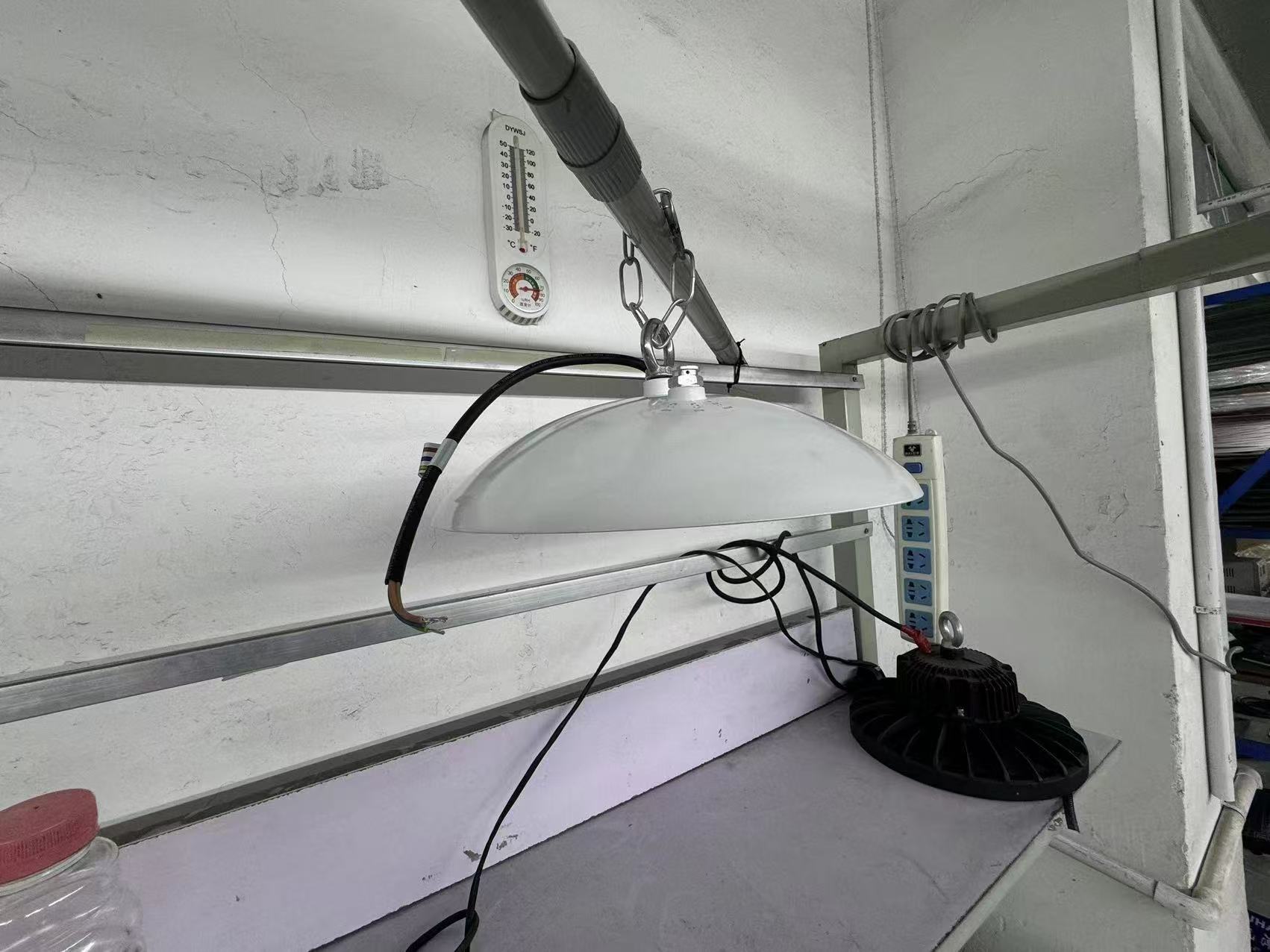 食品厂车间 LED食物照明UFO高湾吊灯 光滑不积灰 80w 华锐智创