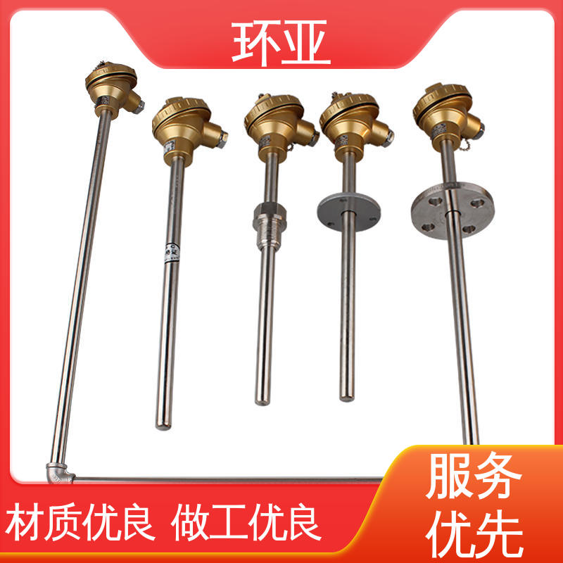 陶瓷 固定法兰式 烧结光亮炉 装配式高温合金K型热电偶 环亚