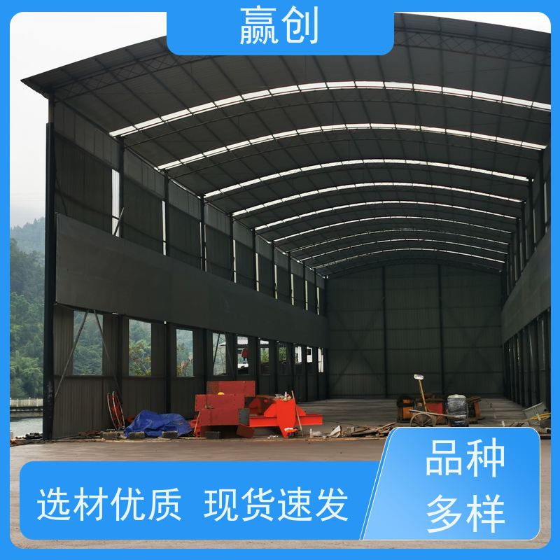 赢创 搅拌站料仓隔墙制作 钢筋加工加固 施工快捷 造型美观