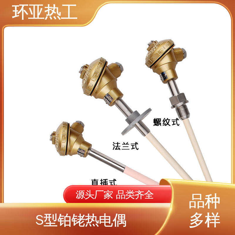 高温S型B型R型铂铑热电偶 烧结光亮炉 生产厂家 WRR B分度号 环亚
