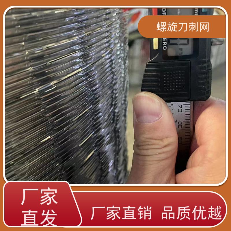 防护网带刺铁丝滚笼120g刀片刺网围墙防爬拉力刮刀防盗网安装