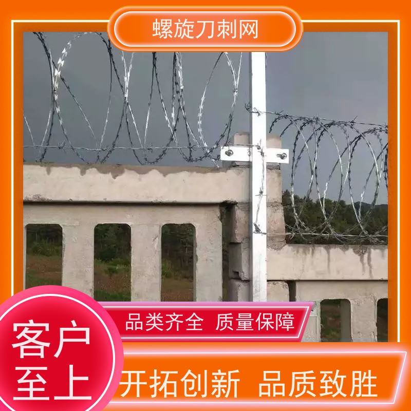 不锈钢滚笼防锈防护网120g刀片刺网围墙防爬拉力刮刀防盗网材质
