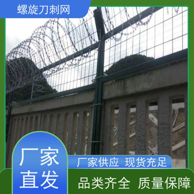 防护网带刺铁丝滚笼镀锌刀刺网围墙防爬拉力刮刀防盗网材质
