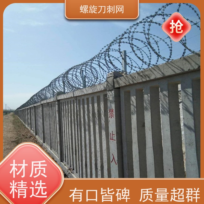 镀锌防攀爬滚刀刺小区学校防爬防盗网蛇蝮式刺丝滚笼刺网材质