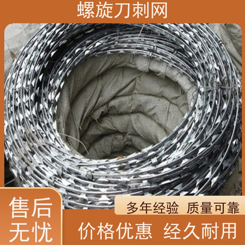 防护网带刺铁丝滚笼275g刀刺网围墙防爬拉力刮刀防盗网安装
