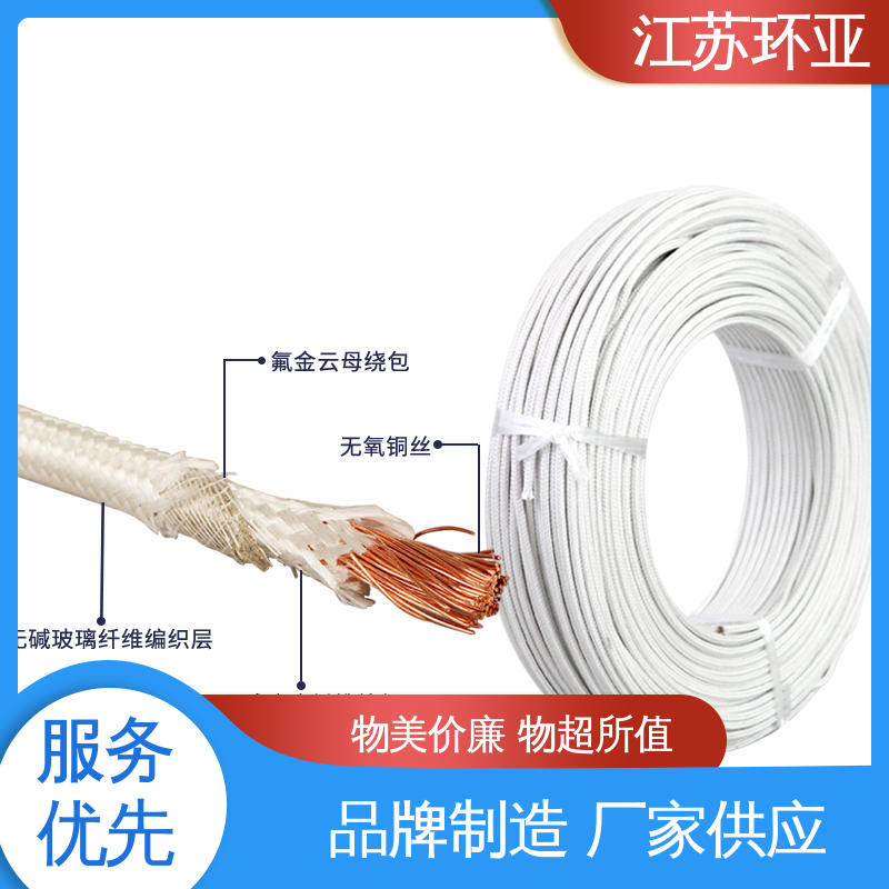 绕包玻璃纤维 现货 GN1000度云母编制高温线 电磁加热管 环亚