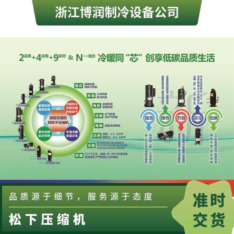 松洋涡旋压缩机博泽制冷半封冷凝机组新款2CB067EA0M