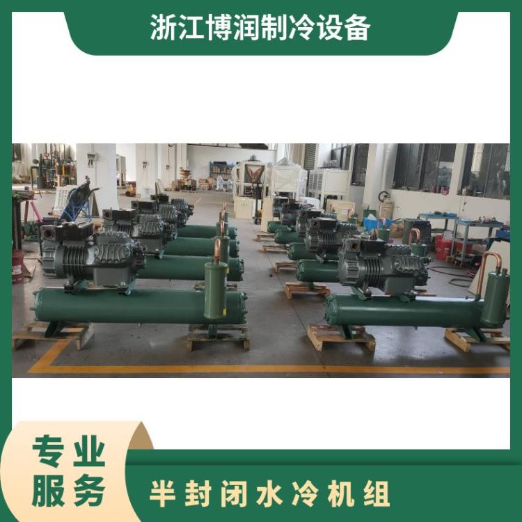 半封闭水冷机组 喷塑钢板 -35到10度 低噪音 型号4vd-15.2