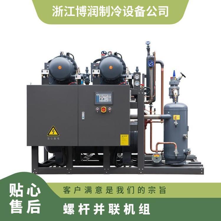 博润制冷空调机组海鲜库HSN7451-60 低温两并联螺杆