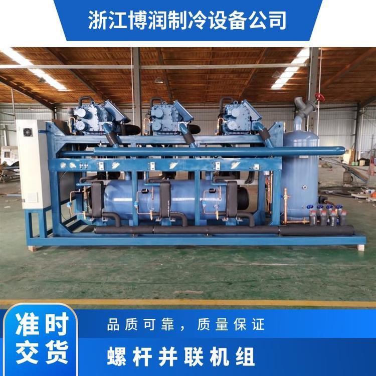 博润制冷冷冻设备猪肉冻库HSN6461-50 低温两并联螺杆