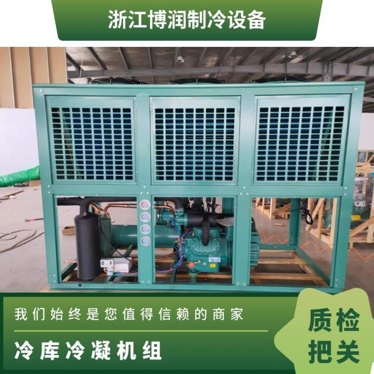 顶出风冷凝机组双级压缩机 V型一体机冷库设备