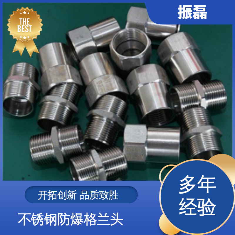 振磊 防爆电缆密封接头 电机用 一内一外 4分对丝管箍