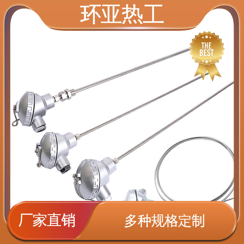 公司 铂电阻探头 铠装热电偶温度传感器 316L材质 环亚