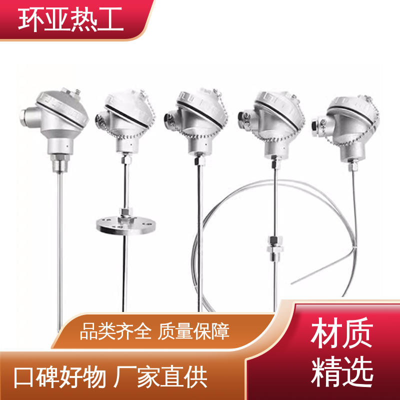 pt100高精度 铠装热电偶温度传感器 T/N型灼热丝 供应 环亚