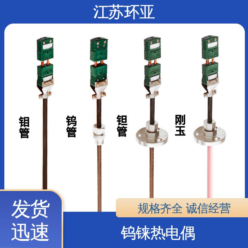 C型钨铼热电偶 高精度刚玉管 规格齐全 真空炉传感器 环亚热工