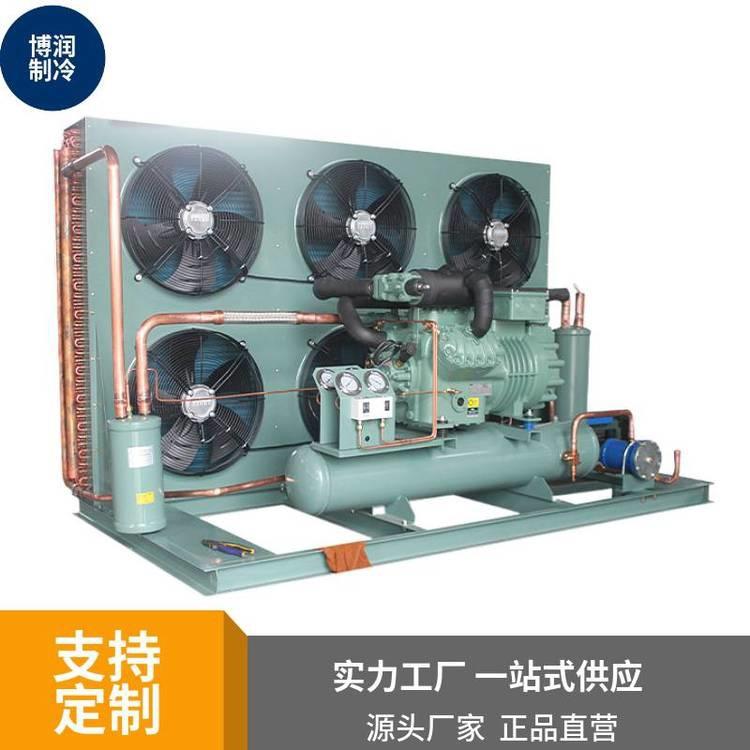 博润制冷机组双级敞开压缩机组低温风冷机采用半封闭活塞机
