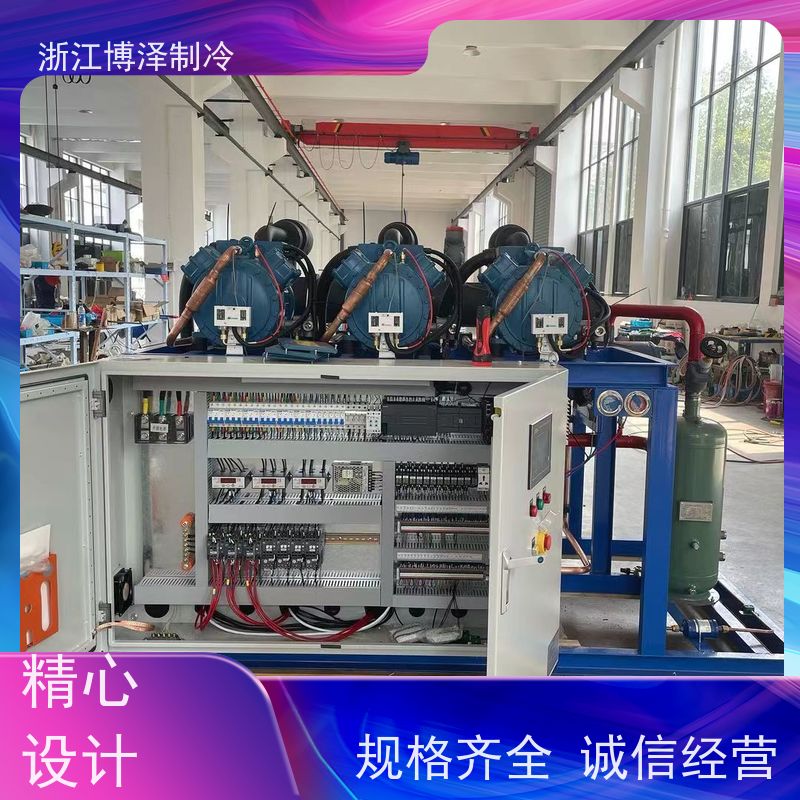 博泽制冷风冷式螺杆冷库机组NRH6-125-468Y(R134a)精细工艺