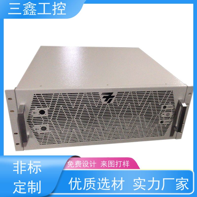 实体工厂2U不锈钢配电箱 钣金外壳加工 多硬盘位 TY-4UX喷塑工艺