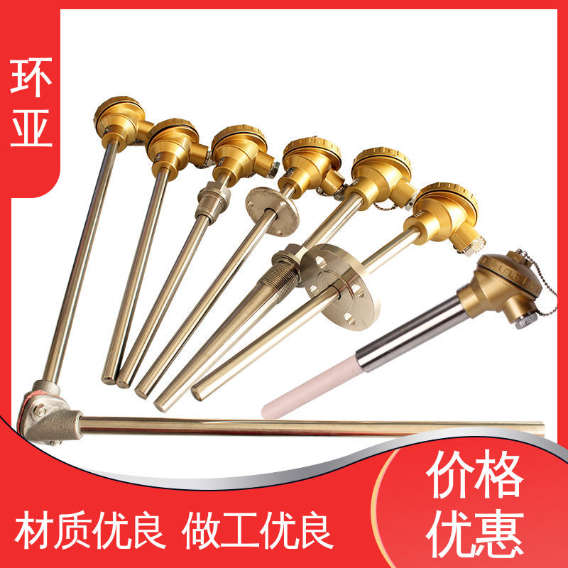 活动法兰式 高温K型热电偶温度探头 砖窑窑炉 供应 环亚