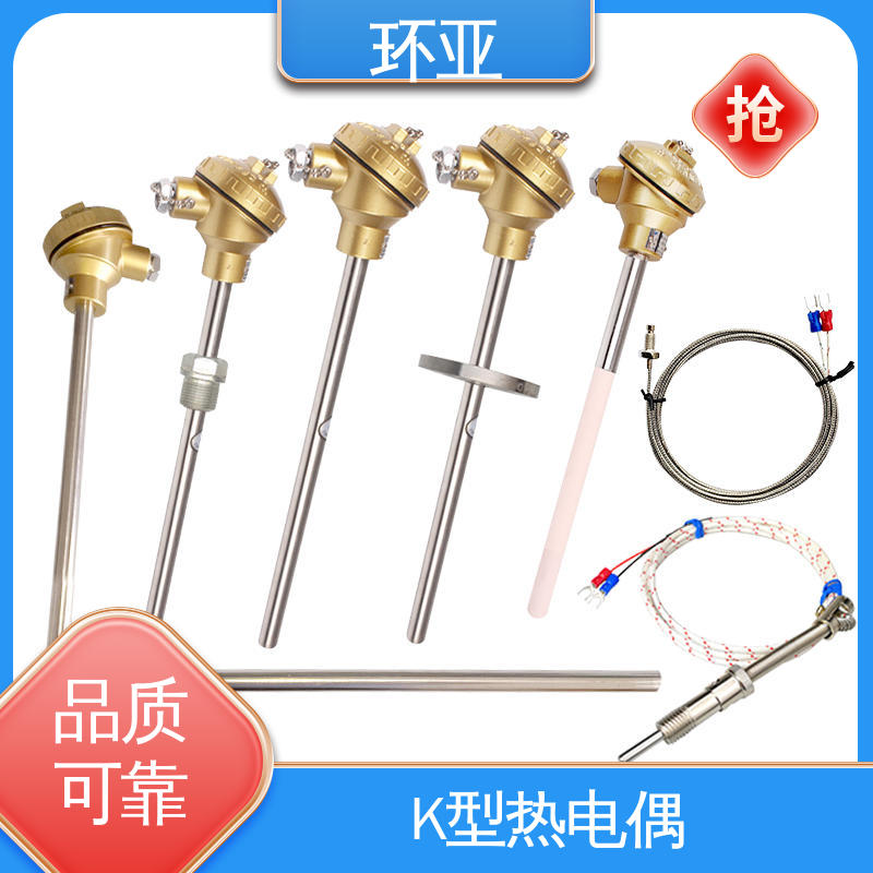 装配式高温合金K型热电偶 无固定式 玻璃厂 厂商 环亚