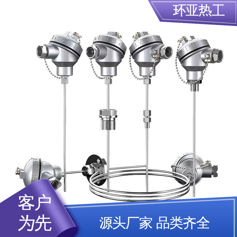 环亚 防腐强酸碱 铠装热电偶温度传感器 生产厂家 接插式