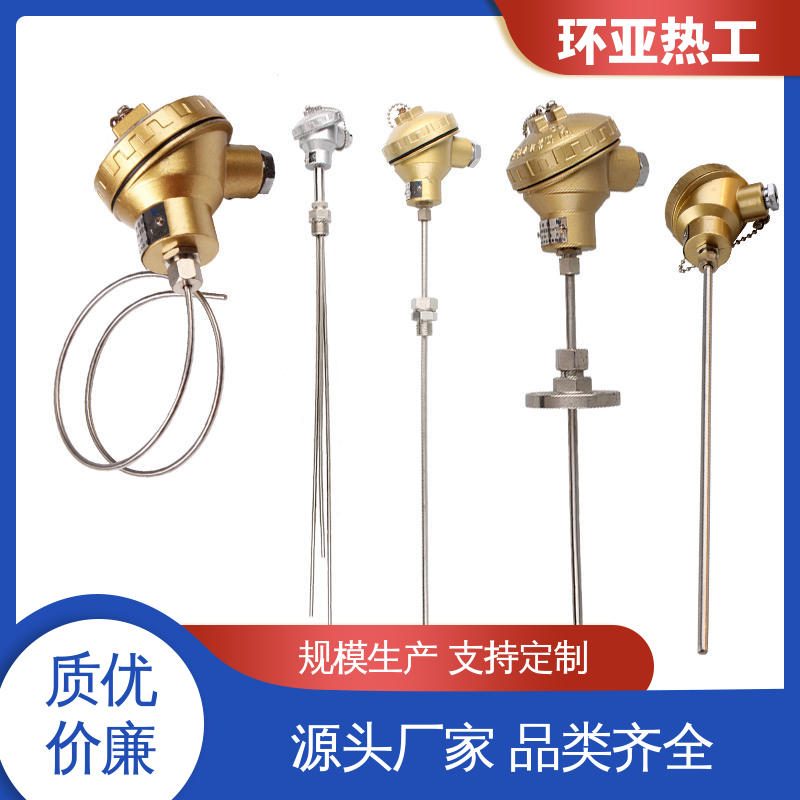 铠装热电偶温度传感器 生产厂家 铂电阻探头 316L材质 环亚