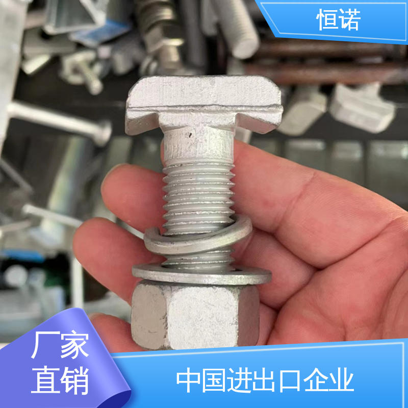 实体厂家 地铁哈芬槽用T型螺栓 支持异形件定制 坚固耐用 恒诺