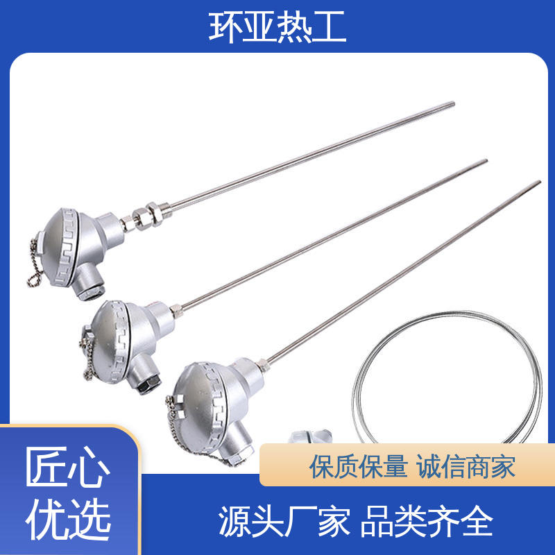 品牌 铠装热电偶温度传感器 pt100高精度 铂电阻探头 环亚