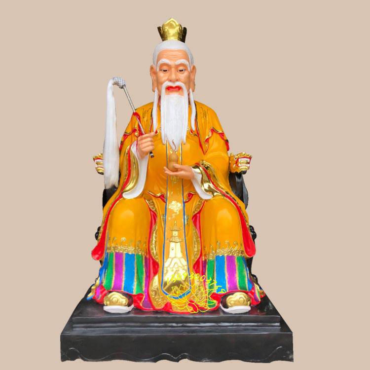 玻璃钢元始天尊佛像 众缘品牌厂家定制太上老君神像 混元老祖塑像