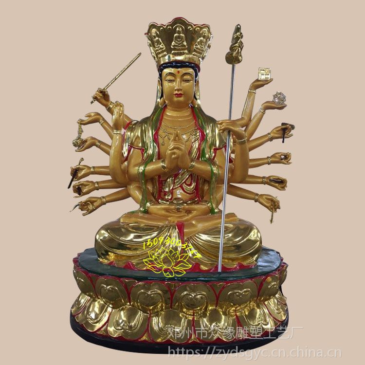 琉璃佛像准提佛菩萨 树脂小神像 药师佛观音 铜雕三世诸佛