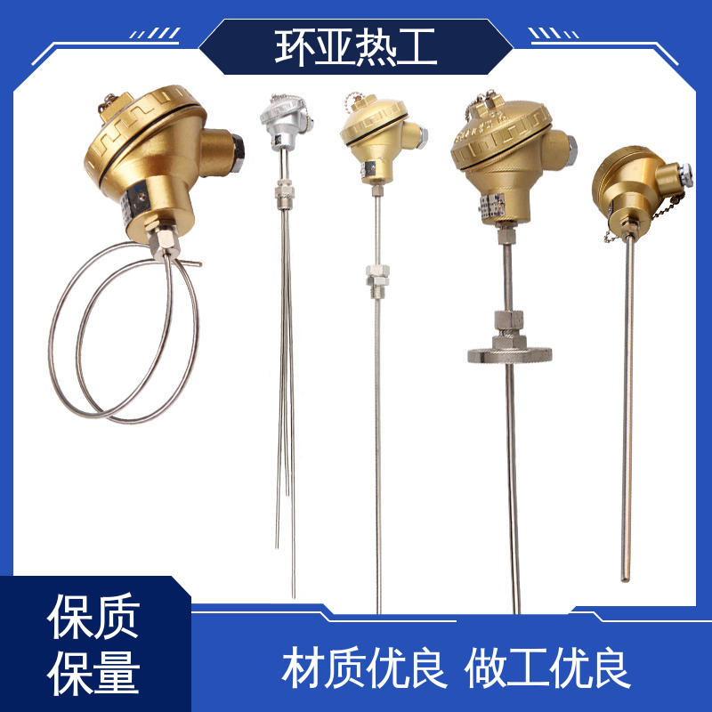 铠装热电偶温度传感器 供应 pt100高精度 电阻探头 环亚