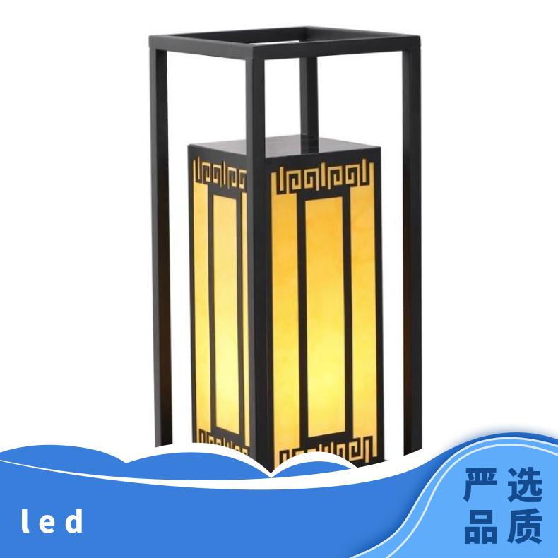LED新中式太阳能草坪灯户外防水景观庭院子别墅小区公园过道草地