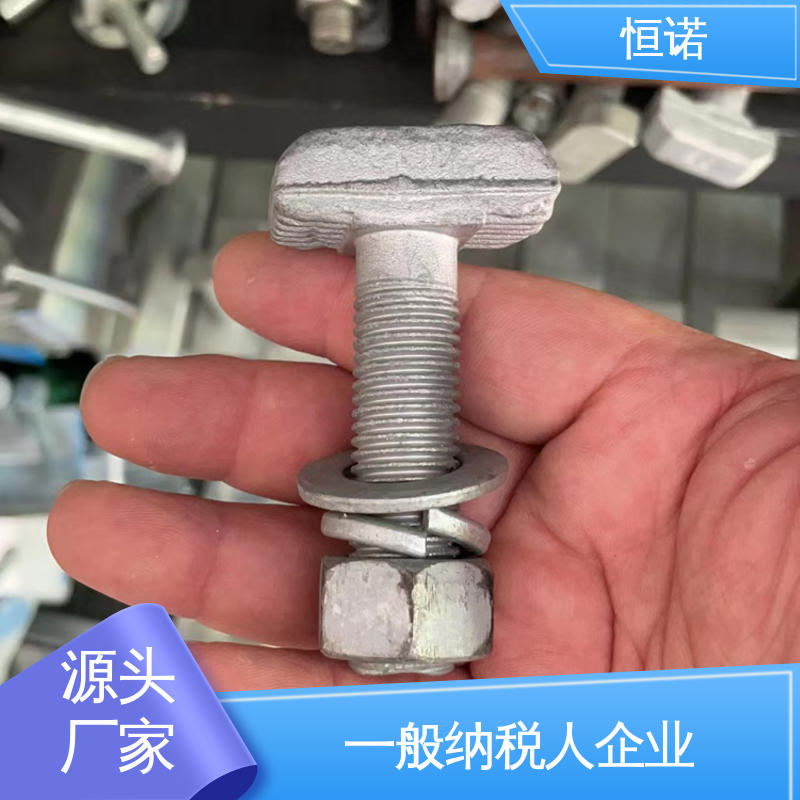 恒诺 批发零售 热镀锌预埋槽道T型螺栓 防腐金属制品 发货及时