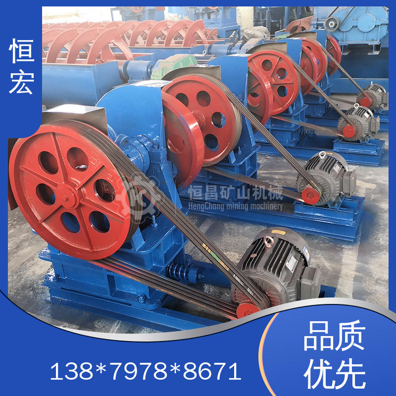  可柴油机 日产1000吨采石场 矿石鄂破机 破碎机器选金矿设备