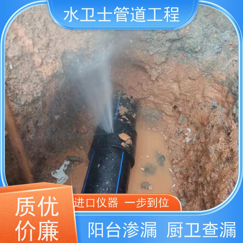 南京室内外地埋管道查漏测堵 消防管渗漏水仪器准确定位漏点
