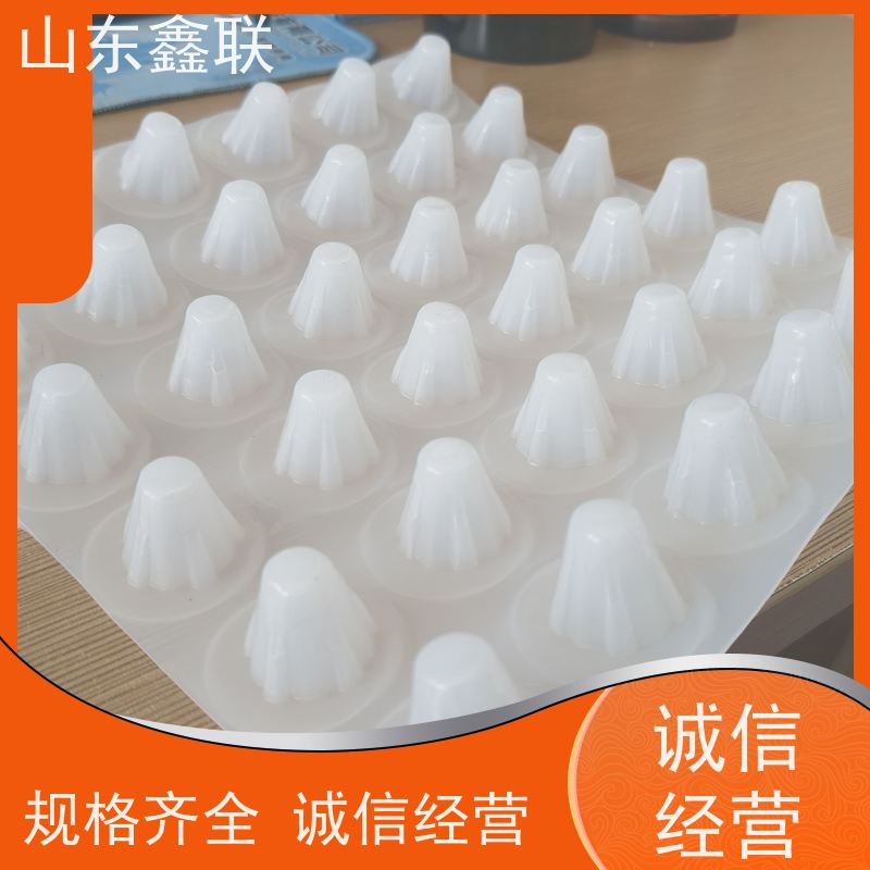 鑫联 黑色国标料 塑料凸片排水层 车库顶板专用 PE疏水板